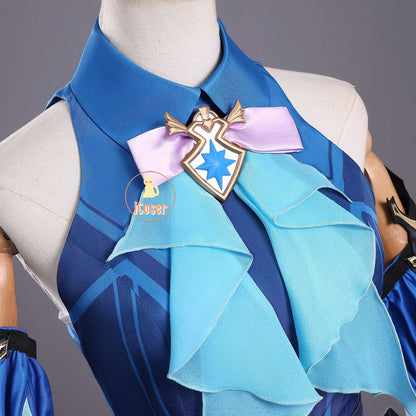 Honkai Star Rail Cerydra Cosplay Costume Wig Dress Uniform Headwear Wings Carnival Outfit Halloween Party for Women Girls Props