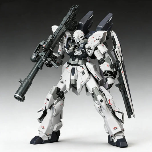 HG 1/144 217 Sinanju Stein Narrative Ver. White Prototype Action Figure Model Kit Desktop Decor Boy Gift