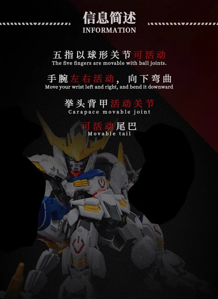 ZERO PLAN Barbatos Giant Claw MGSD HG Model Parts Package Assembly Model Kit Accessory Toys
