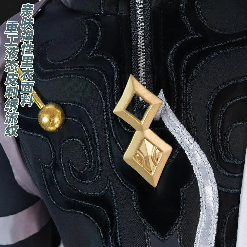 Honkai Star Rail Dan Heng Permansor Terrae Cosplay Costume Wig Uniform Halloween Party for Women Men Girls Carnival Props Outfit