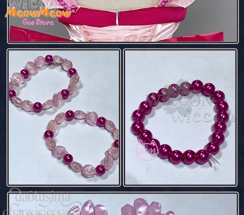 Mermaid Melody Nanami Ruchia Adult Costume Polyester Set