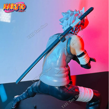 New Naruto Anime Figure 18cm Hatake Kakashi  PVC Action Figure Model Doll car Ornaments Collections Toy Gifts