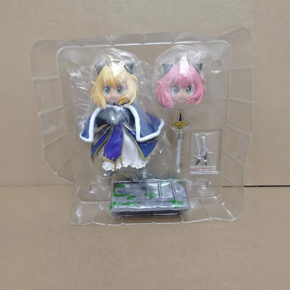 Hot Anime Spy Family Anya Forger Cos Mermaid Ania Hatake Kakashi Figures Cartoon Model Doll Desktop Decoration Statue Kids Toy