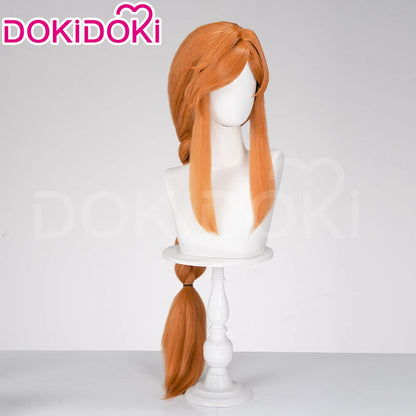 IN STOCK Flamme Wig Anime Frieren: Beyond Journey's End DokiDoki Flamme Cosplay Women 100cm Long Orange Wig Free Cap