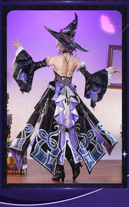 IN STOCK The Herta Cosplay Costume Game Honkai: Star Rail DokiDoki-SR HSR Women Cosplay The Herta Halloween Costume Wig