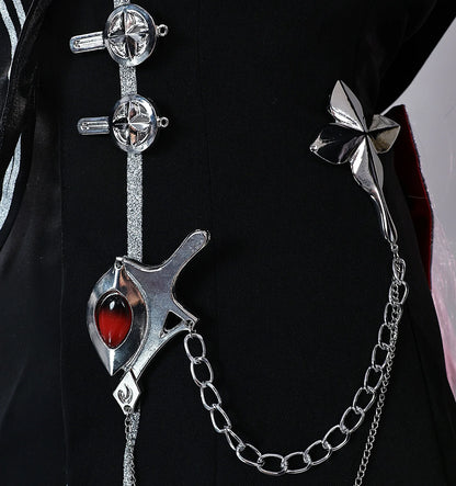 Honkai Star Rail Evernight March 7th Cosplay Costume Wig Dress Headwear Mysterious Foreign Guest Halloween Party for Women Girls