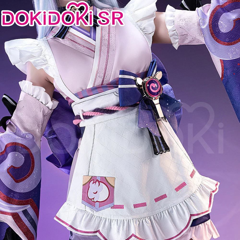 Yumemizuki Mizuki Cosplay Costume Game Genshin Impact【XS-2XL】DokiDoki-SR Women Cute Maid Dress Plus Size