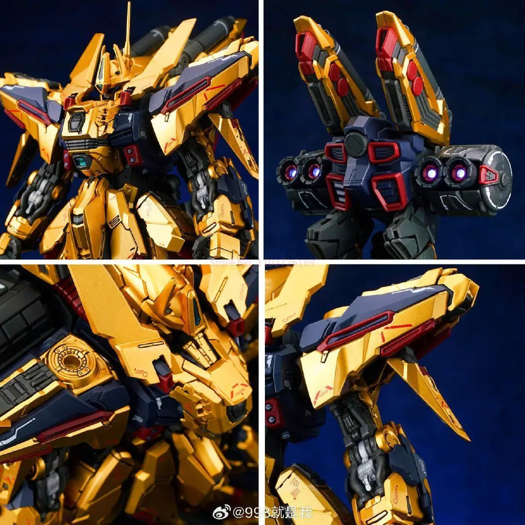 SHENMA Model Hyaku Shiki Kai MG 1/100 Golden Fighter Full Armor FA Assembly Model Kit Action Figures Plastic Model Kits Toy Gift