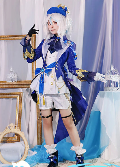 UWOWO Collab Series：Furina Cosplay GAME Genshin Impact Furina Focalors Hydro Archon Fontaine Rococo Furina Cospaly Outfit