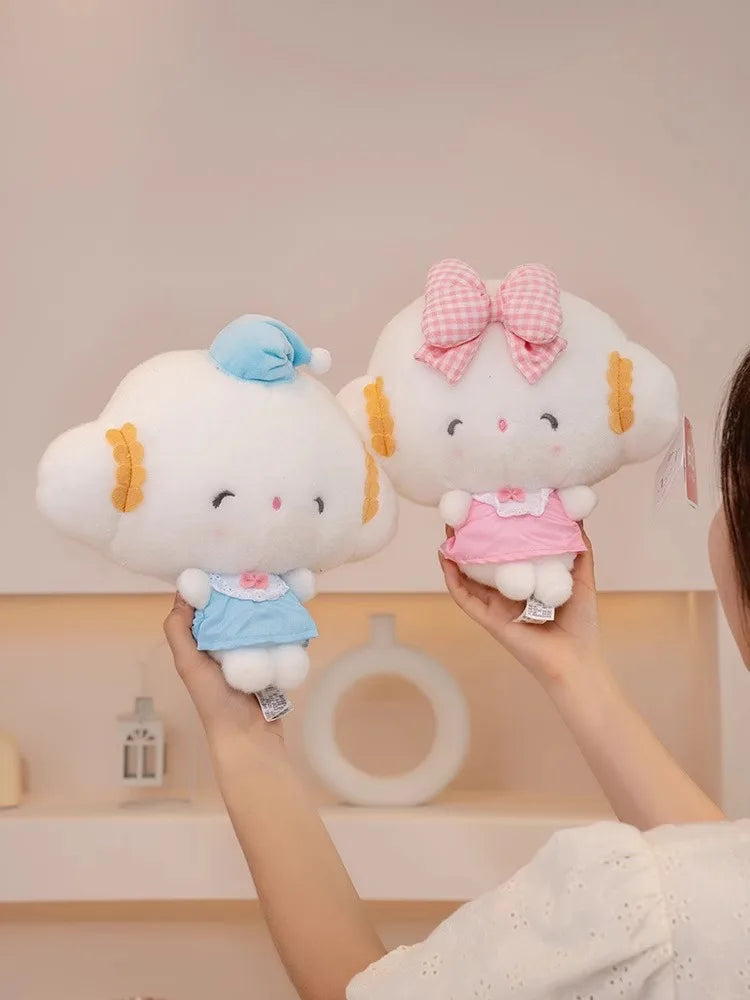 Genuine Sanrio New Kawaii Cute Cogimyun Kogimyun Plush Keychain Stuffed Plush Toy Small Pendant Keyring Birthday Gifts For Girls