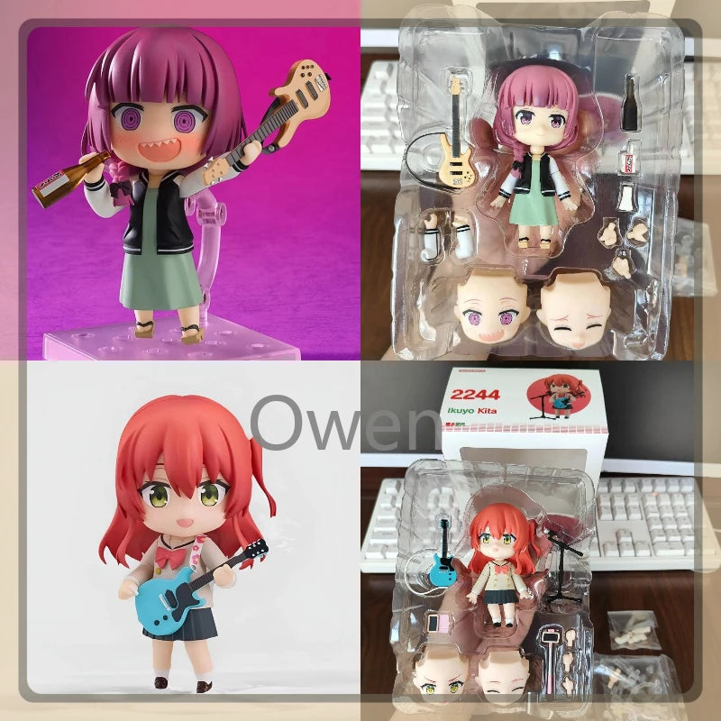 Q-version Girl Anime BOCCHI THE ROCK Gotoh Hitori Figurine Yamada Ryo Action Figures Cute Dinosaur PVC Collection Model Toy Gift