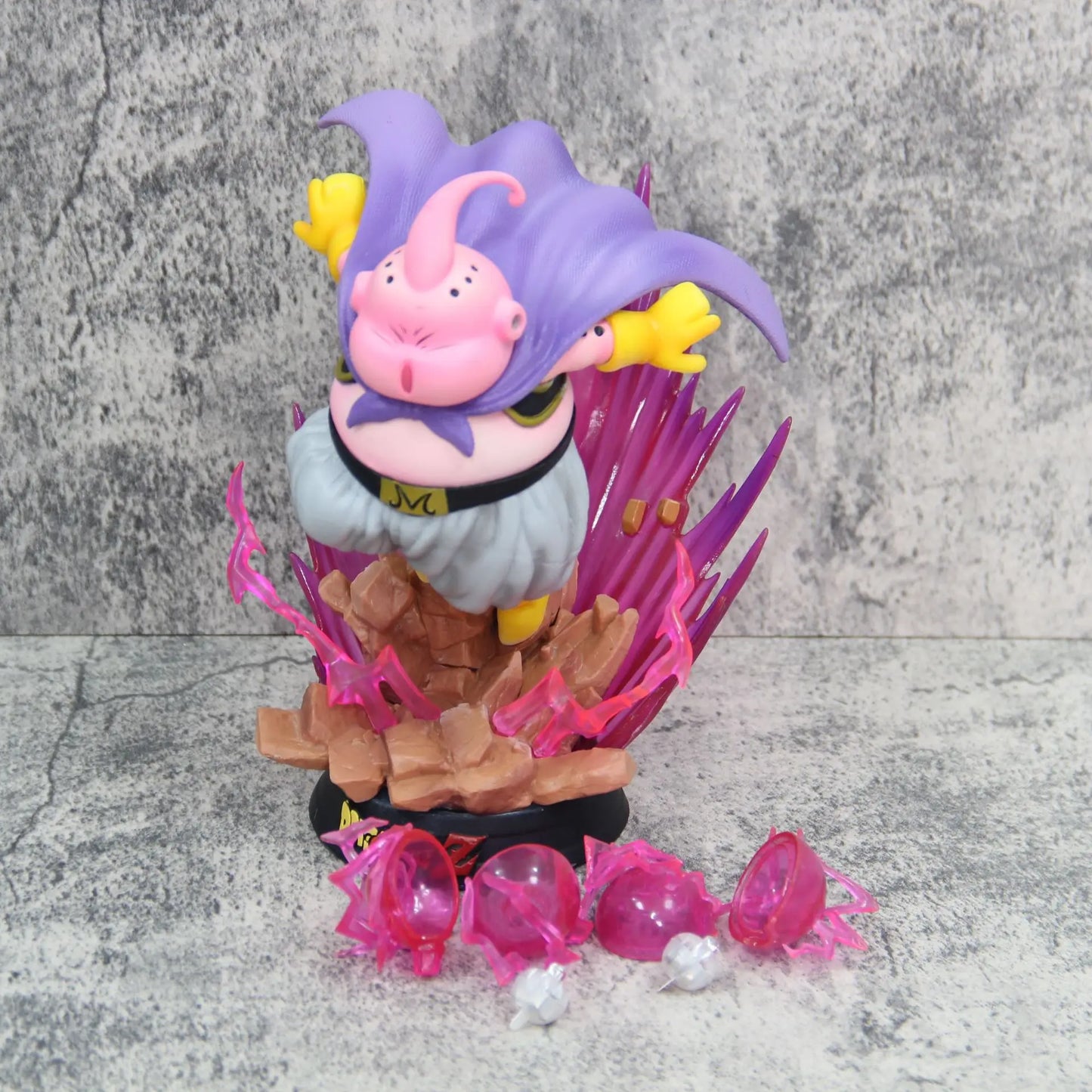 Dragon Ball Majin Buu Glowing Anime Statue - Pvc Collectible Figure Desktop Decoration Ornaments Kid Birthday Gift Toy 19cm