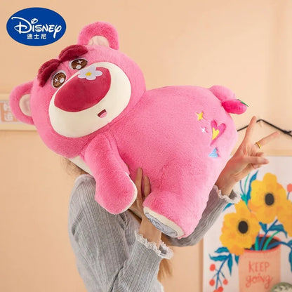 30/40/50cm Big Size Disney Lotso Kawaii Anime Plush Stuffed Doll Room Decor Cartoon Plushies Children's Pillow Holiday Gifts
