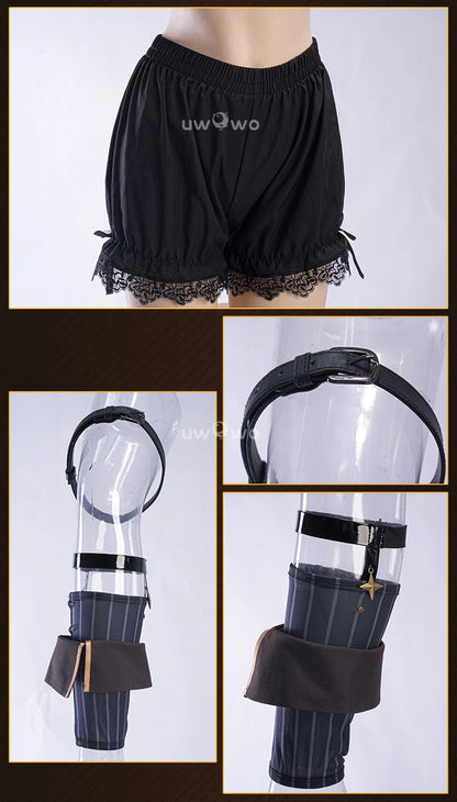 IN STOCK UWOWO Traveler Lumine Cosplay Game Genshin Impact Traveler Lumine Detective Cosplay Costume Halloween Costumes