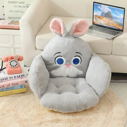   Disney Zootopia Judy Hopps Plush Seat Cushion Cute Cartoon Anime Nick Wilde Bellwether Comfortable Non-slip Cushion Gifts