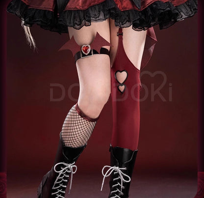 Tsukiyomi Utau Doujin Cosplay Costume Anime Shugo Chara! DokiDoki-R Halloween Devil Angel Utau Cosplay