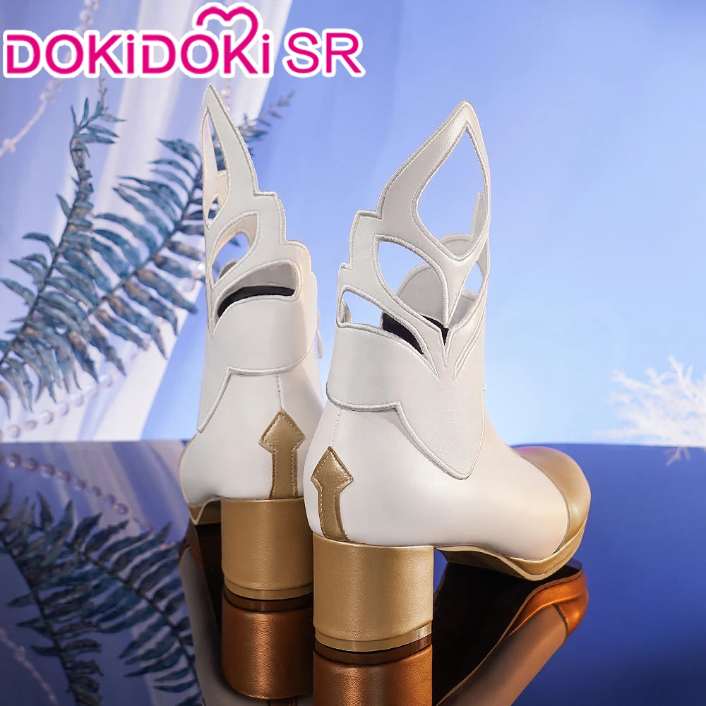 IN STOCK Traveler Lumine Shoes Game Genshin Impact Cosplay DokiDoki-SR Genshin Impact Traveler Lumine Cosplay Shoes