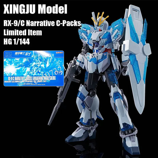 In Stock XINGJU Model RX-9/C Narrative C-Packs HG 1/144 Limited Item Assembly Model Kit Action Figures Robot Collection Toy Gift