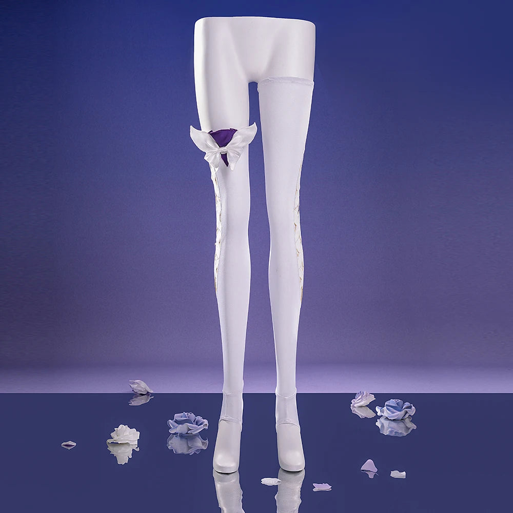 Honkai Star Rail Castorice Cosplay Costume Wig Dress Headwear Luminous Props Halloween Party for Women Girls Carnival Cos iCoser