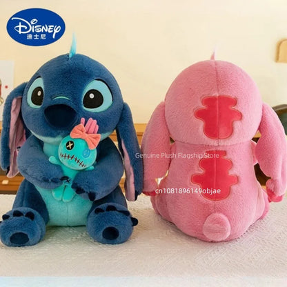 45/60/75CM Big Size Disney Stitch Kawaii Anime Plush Stuffed Doll Room Decoration Plushies Children Pillow Ornament Holiday Gift