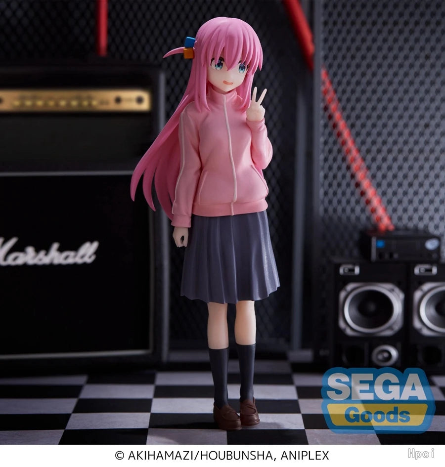 16cm BOCCHI THE ROCK! Anime Figure Gotoh Hitori Action Figure Guitarist Girl Figure Desktop×Decorate Collections Model Doll Toys