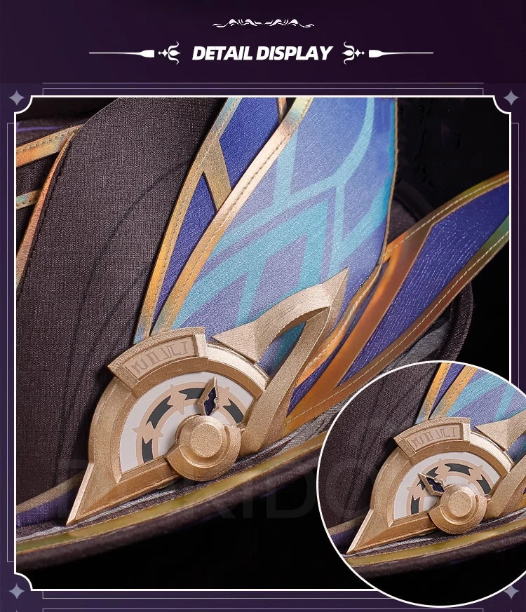 Stelle/Caelus Trailblazer Hat Cosplay Props Game Honkai: Star Rail Cosplay DokiDoki Watchmake Hat Trailblazer Cosplay Props