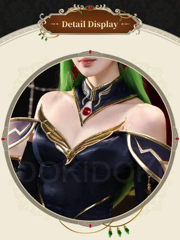 IN STOCK Lelouchh Lamperougee C Cosplay Anime【S-2XL】DokiDoki-SR Men Emperor C Queen Lelouchh Cosplay Plus Size Halloween