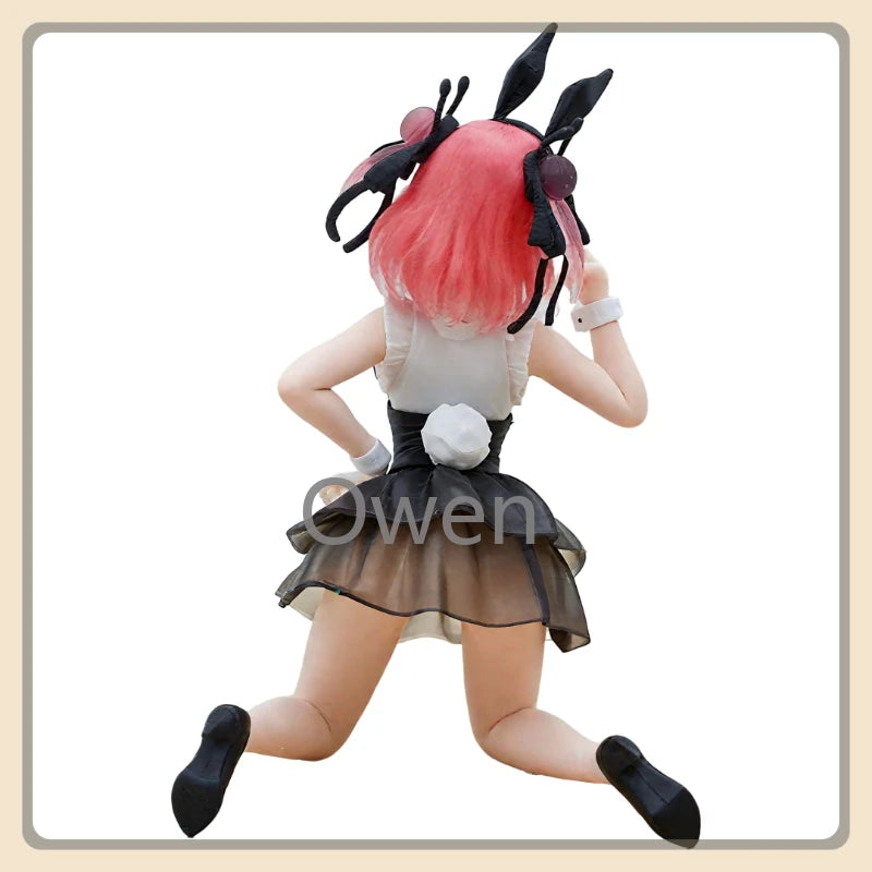 Anime Nakano Miku Figurine The Quintessential Quintuplets  Nakano Nino Bunny Girl Figures PVC Model Collection Toy Birthday Gift