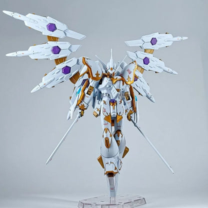HG 1/144 Seed Freedom Black Knight Squad Model Kit with Light Wings Water Stickers Action Figures Assembled Collectible
