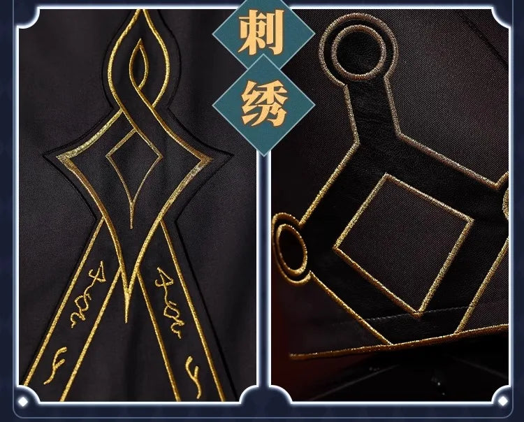 Honkai Star Rail Anaxa Cosplay Costume Wig Uniform Outfit Anaxagoras Grove of Epiphany Amphoreus Carnival Halloween Women Men