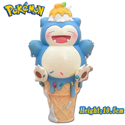 Hot Pokemon ice cream  Anime figure model Action Figure Pikachu Gengar Model Toy Cartoon Collectible Doll For Kids Gifts