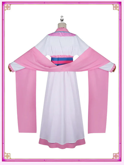 Anime The Apothecary Diaries Lishu Cosplay Costume Wig Dress Earrings Headwear Hanfu Kusuriya No Hitorigoto for Women Girls Cos