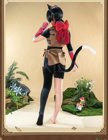 IN STOCK Izutsumi Cosplay Costume Anime Delicious in Dungeon【S-3XL】DokiDoki-R Women Costume Izutsumi Ears Plus Size