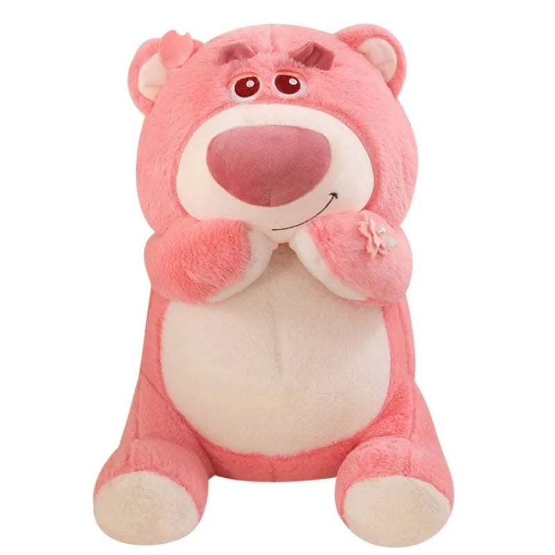 40/55/70cm Super Big Size Lotso Disney Cartoon Anime Plush Stuffed Doll Kawaii Room Decoration Plush Pillow Kids Holiday Gift