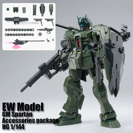 In Stock EW Model GM Spartan Accessories Package HG 1/144 RGM-79S General Package Assembly Model Kit Change Parts Action Figure