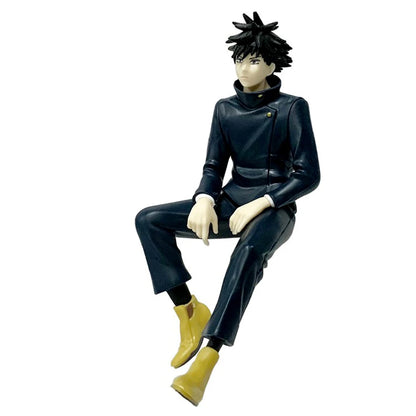 New Jujutsu Kaisen Fushiguro Megumi Action Figural Sitting Doll Car Decoration PVC Model Kids Gifts Model Toys