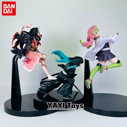 Hot Anime Demon Slayer Figure Tanjirou Agatsuma Zenitsu Kyoujurou Anime Model Action Figure PVC collection Toy for Kids Gift