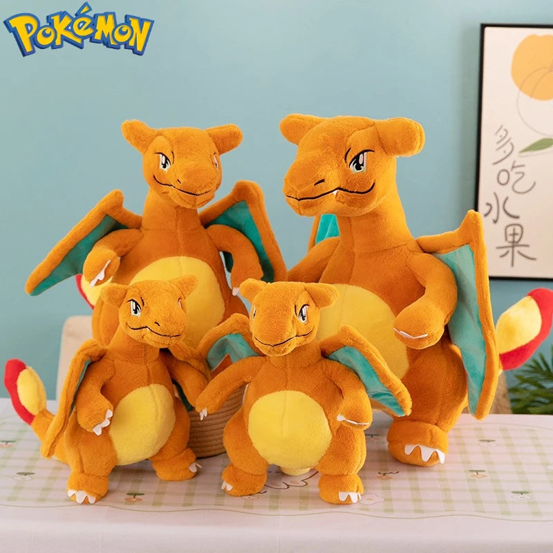 35/45/60CM Big Size Pokemon Charizard Plush Cartoon Anime Plushies Soft Doll Pillow Kawaii Stuffed Plushie Ornament Gift for Kid