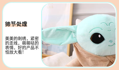18cm Disney Star Wars Anime Yoda Grogu Mandalorian Figure Yoda Baby Dolls Model Stuffed Cartoon Yoda keychain Kid Toy Gifts Deco