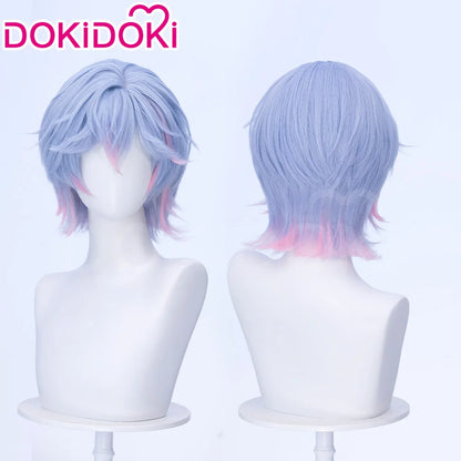 IN STOCK MIKUOO Mikuu Wig Game Cosplay DokiDoki Men 35cm Short Hair Rabbit Hole Men Ver Free Wig Cap