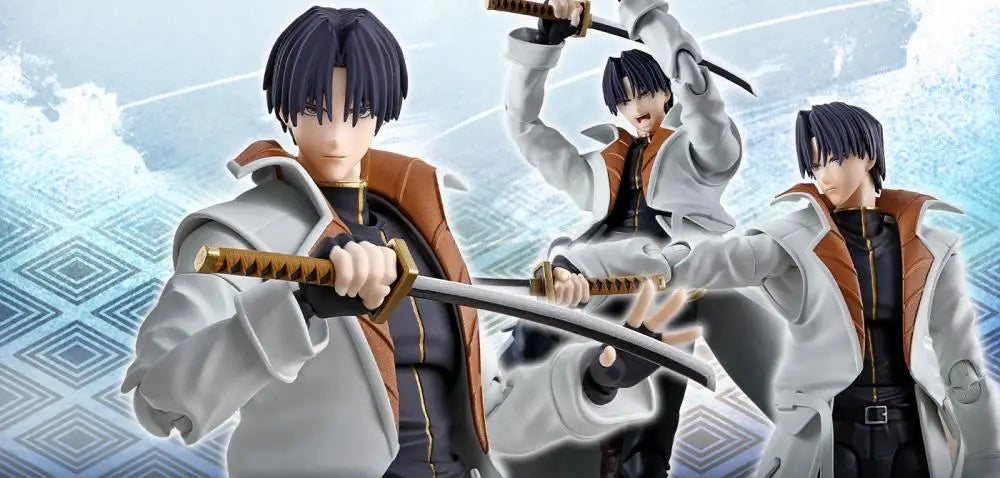 Bandai S.H.Figuarts Rurouni Kenshin Aoshi Shinomori 165mm PVC Model