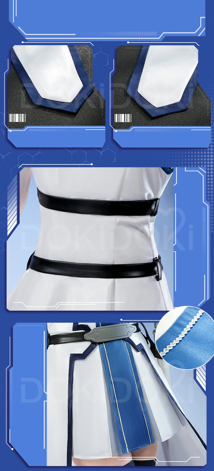 IN STOCK Yuuki Asuna Cosplay Costume Anime Sword Art Online DokiDoki-SR Female Costume Water Elf Asuna Cosplay