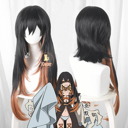 Anime Gachiakuta Amo Empool Cosplay Costume Wig Dress Uniform Tattoo Stickers Cleaners Halloween Party for Women Girls Role Play