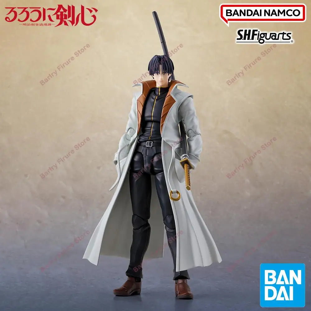 Bandai S.H.Figuarts Rurouni Kenshin Aoshi Shinomori 165mm PVC Model