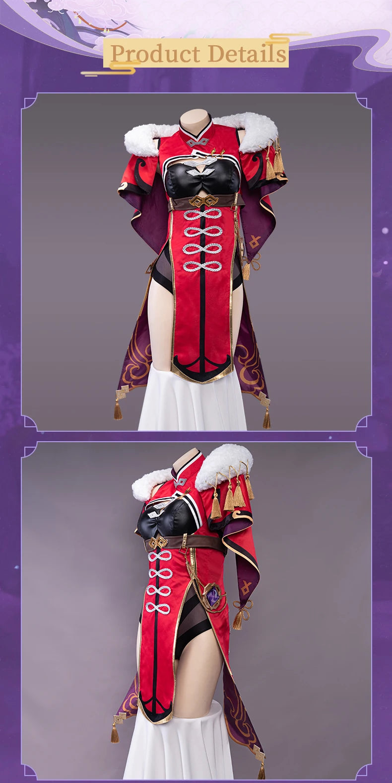 LAST BATCH UWOWO Genshin Impact Beidou Cosplay Game Liyue Uncrowned Lord of the Ocean Halloween Christmas Costume Outfit