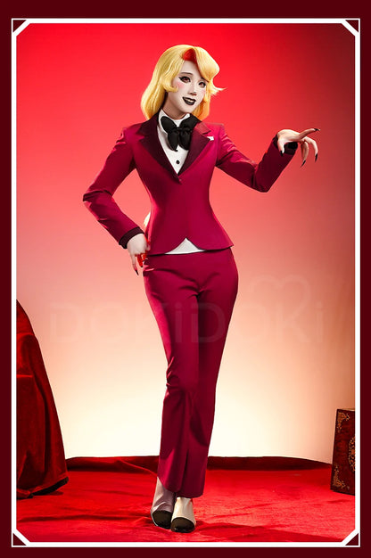 Charlie Morningstar Cosplay Costume Anime【S-3XL】DokiDoki-SR Red Uniform Charlie Morningstar Costume Plus SIze