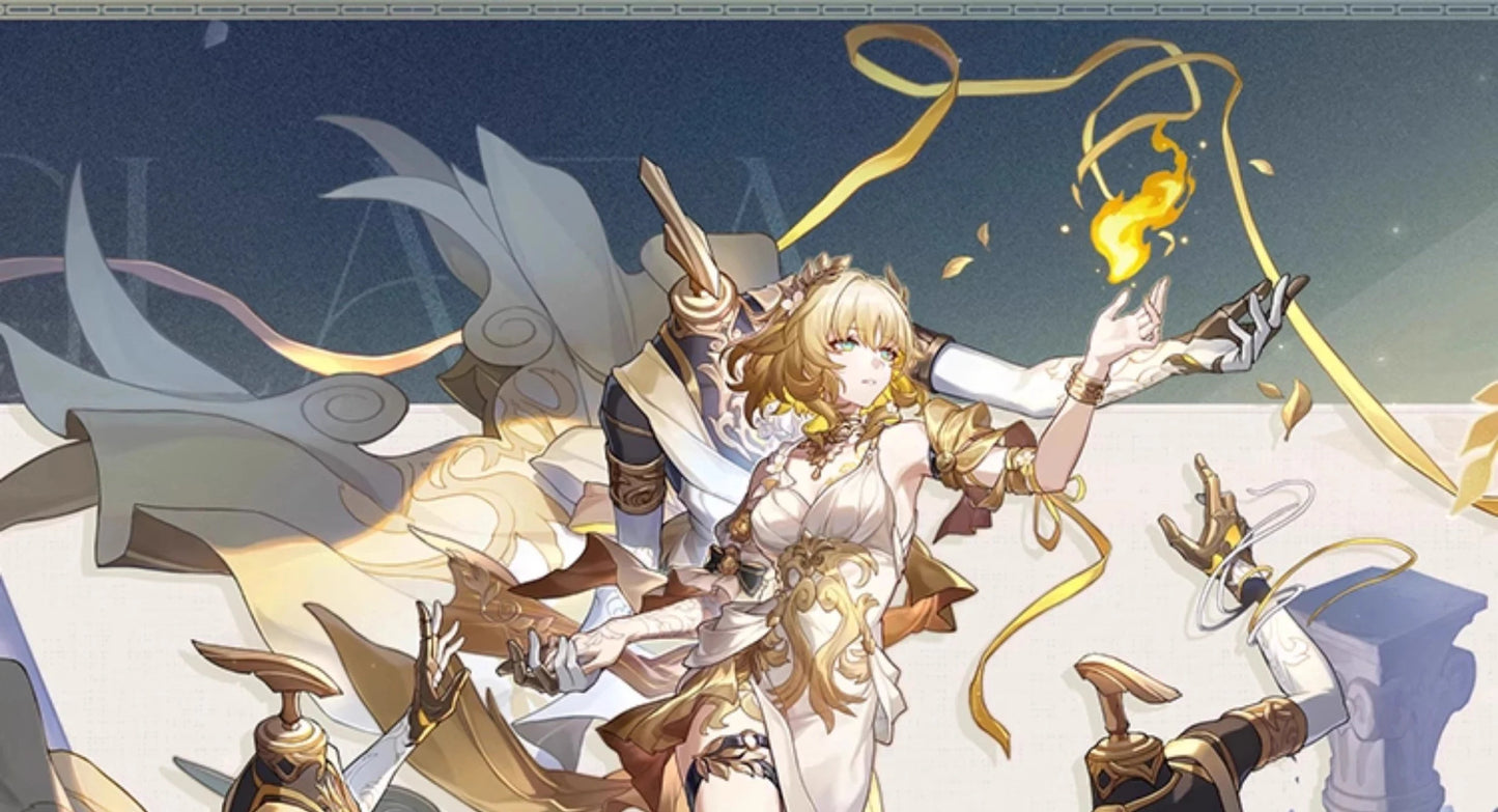 Honkai Star Rail Aglaea Memosprite Cosplay Costume Tailor Dress Summon Amphoreus The Goldweaver Halloween Party for Women Props