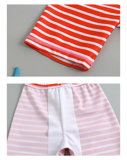 2025 Boy Girl Swimwear Swim Suits Sun Protective Long Sleeve Dinosaur Unicorn Children Swimsuits Bathing Suit Kids Swimming Suit