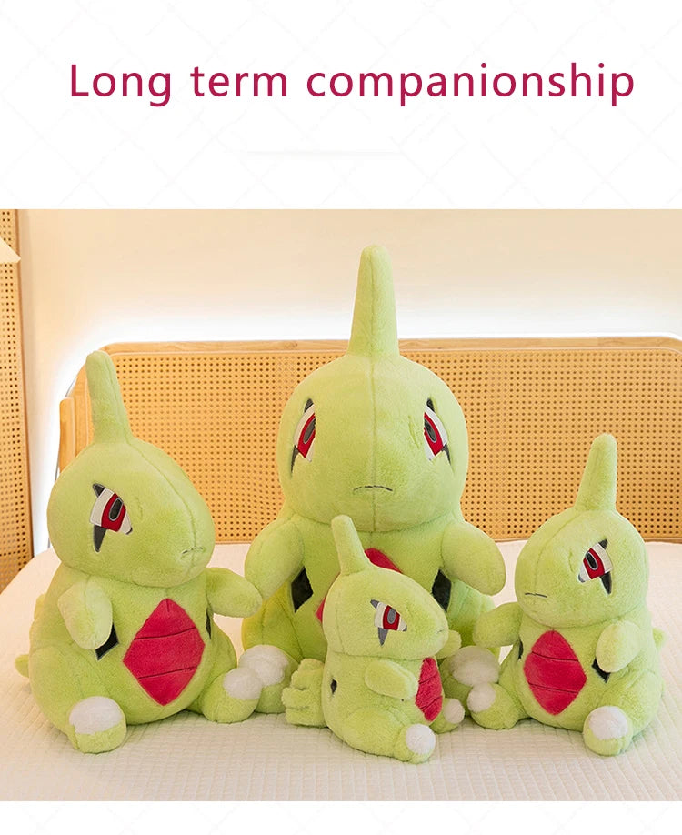 35/70cm Larvitar Pokemon Plush Toys Large Anime Doll Cute Pillow Giant Pokémon Plushie Tyranitar Stuffed Gift for Kids Christmas