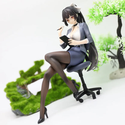 18cm Azur Lane Takao Ver Girl 1/6 Figure Pvc Action Anime Model Game Statue Adult Collectible Doll Toys Xmas Gift